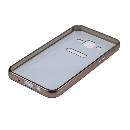 Tuff-Luv Samsung Galaxy J5 2015 Brushed Metal Bumper Case - Black