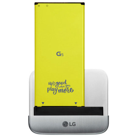 Official LG G5 Cam Plus Camera Expansion Module - Silver