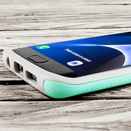 Olixar DuoMesh Samsung Galaxy S7 Edge Case - Mint / Grey