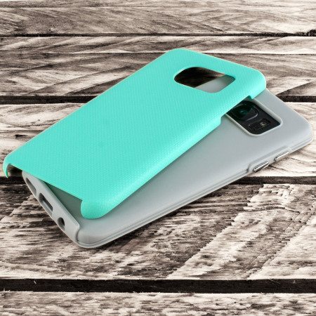 Olixar DuoMesh Samsung Galaxy S7 Edge Case - Mint / Grey