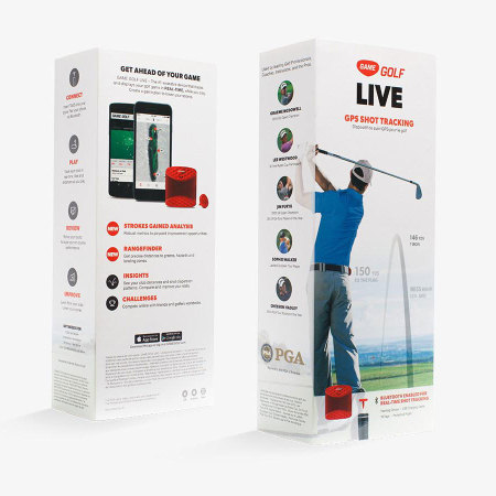Game Golf Live GPS Real Time Tracking System with 18 NFC tags