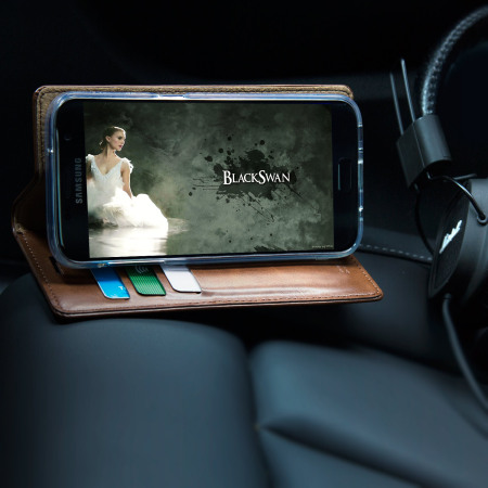 Mercury Blue Moon Samsung Galaxy S7 WalletCase in Braun