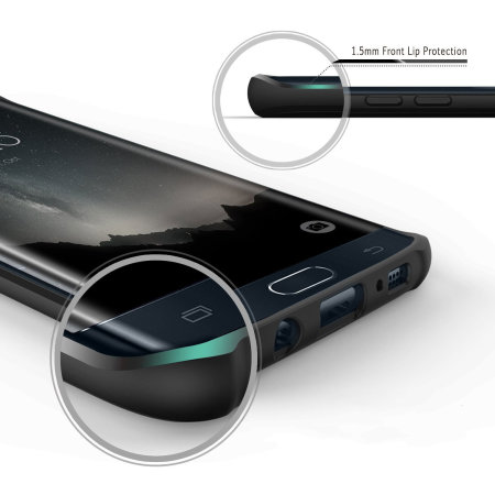 Obliq Flex Pro Samsung Galaxy S7 Edge Deksel - Sort