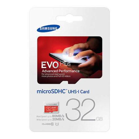 Samsung EVO Plus 32GB MicroSDHC Card - Class 10