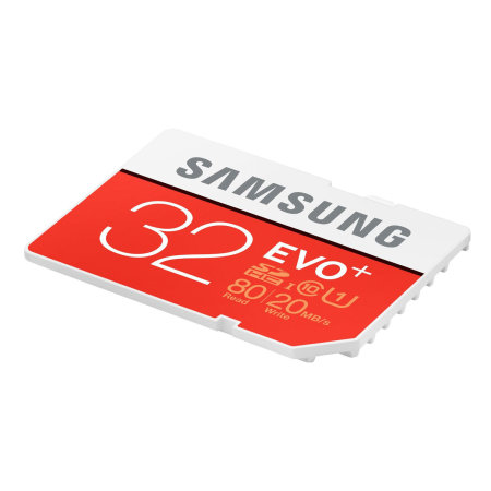 Samsung EVO Plus 32GB MicroSDHC Card - Class 10 with Adapter