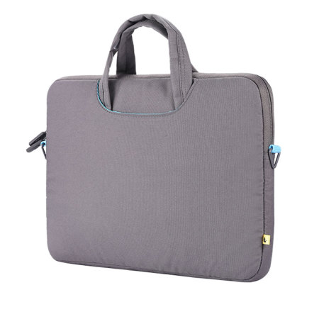 Shumuri Slim Brief 15 Inch Macbook Protective Carry Bag - Grey