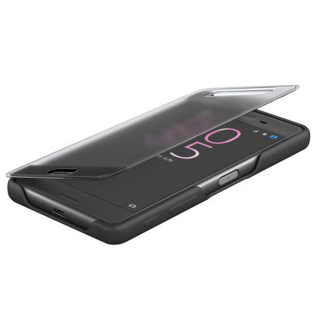Original Sony Xperia X Style Tasche Touch Case in Graphite Schwarz