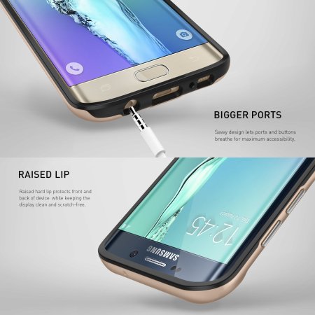 Funda Caseology Envoy Samsung Galaxy S7 Edge - Fibra Carbono Negra