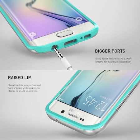 Caseology Wavelength Series Samsung Galaxy S7 Edge Case - Turquoise
