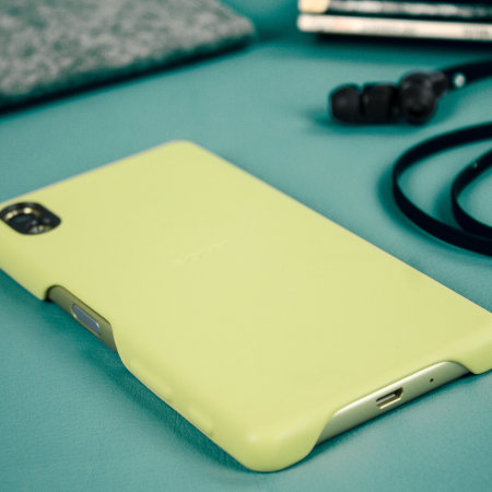 Original Sony Xperia X Protective Cover Case Hülle in Lime Gold
