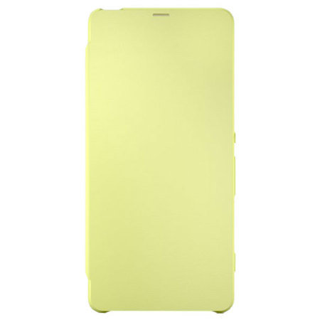 Original Sony Xperia XA Style Cover Flip Case Tasche in Lime Gold