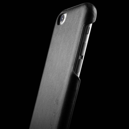 Funda de cuero iPhone 6S / 6 Mujjo  - Negra