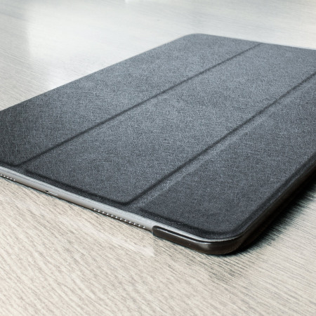 Olixar iPad Pro 9.7 inch Folding Stand Smart Case - Black / Clear