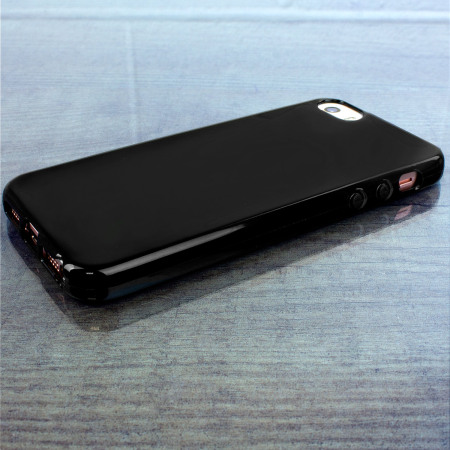 Olixar FlexiShield iPhone SE Gel Case - Black