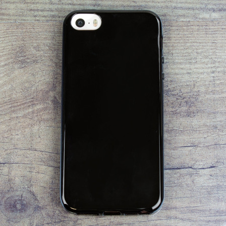 Olixar FlexiShield iPhone SE Gel Case - Black