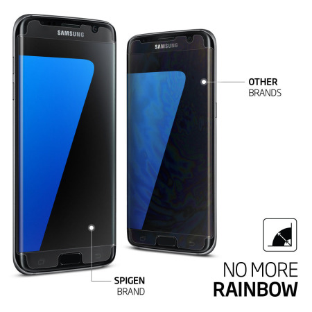 Spigen Samsung Galaxy S7 Edge Film Curved Crystal HD Skärmskydd