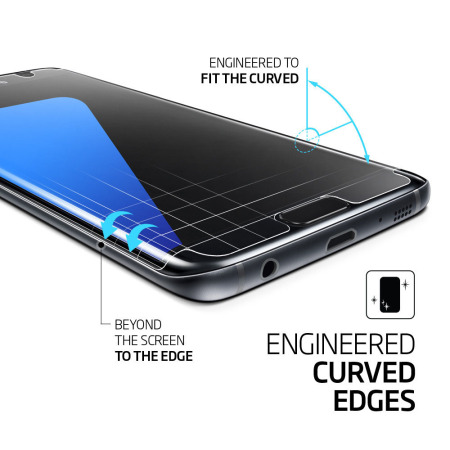 Spigen Samsung Galaxy S7 Edge Film Curved Crystal HD Screen Protector