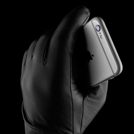 Mujjo Echtleder Touchscreen Handschue - Größe 8.5