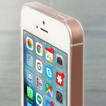 Olixar Ultra-Thin iPhone SE Gelskal - 100% Klar