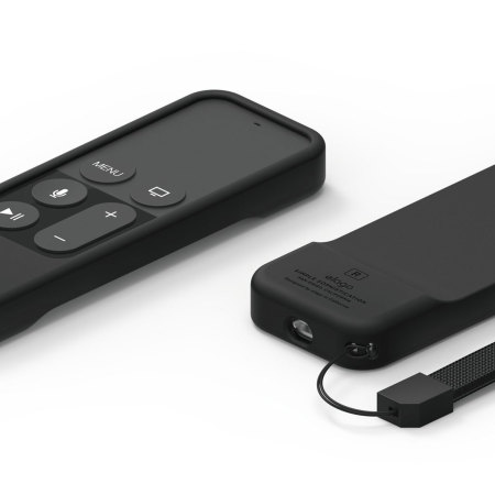 Elago R1 Intelli Apple TV Siri Remote Case with Strap - Black