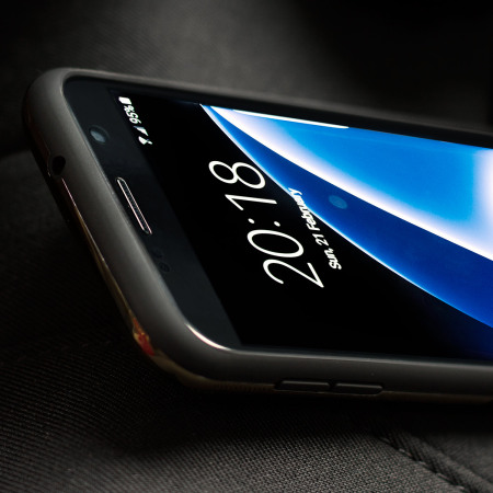 Coque Samsung Galaxy S7 Motomo Ino Line Infinity – Noire / Chrome Or