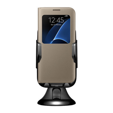Samsung Galaxy S7 Qi Wireless Charging Car Holder - Black