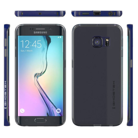 Funda Samsung Galaxy S6 Edge Ghostek Cloak - Transparente / Azul