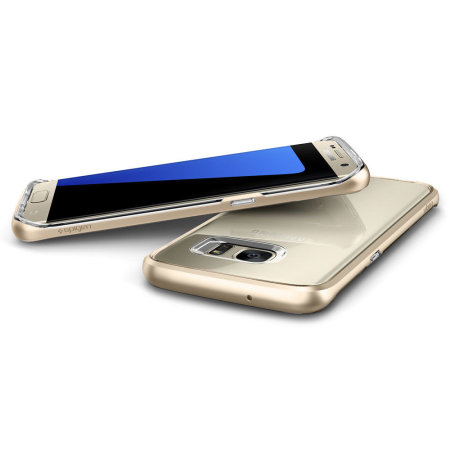 Spigen Neo Hybrid Crystal Samsung Galaxy S7 Edge Case - Gold