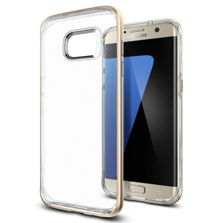 Funda Samsung Galaxy S7 Edge Spigen Neo Hybrid Crystal - Dorada