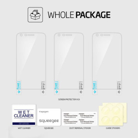 Spigen Film Crystal LG G5 Screen Protector (3 Pack)