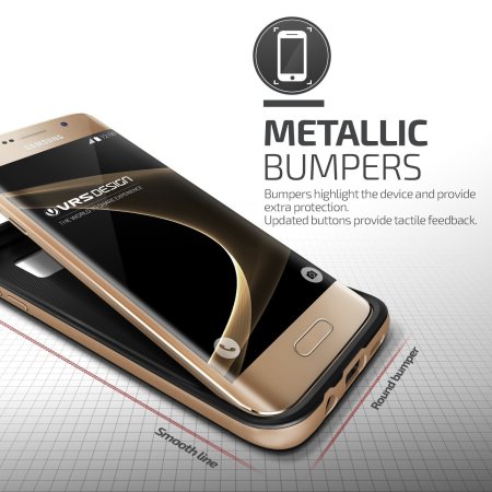 Verus Design High Pro Shield Samsung Galaxy S7 Edge Suojakotelo- Kulta