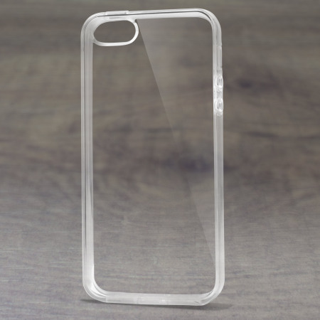 olixar flexishield iphone se gel case - 100% clear