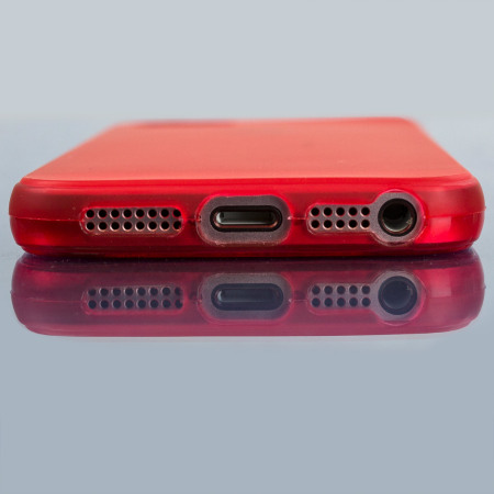 FlexiShield iPhone SE Case Hülle in Rot