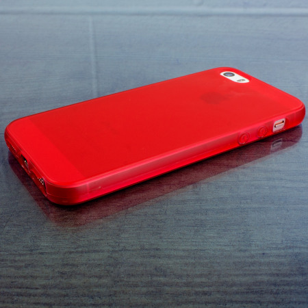 Funda iPhone SE Olixar FlexiShield - Roja