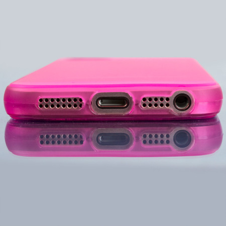 olixar flexishield iphone se gel case - pink