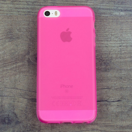 Olixar FlexiShield iPhone SE Gel Case - Pink