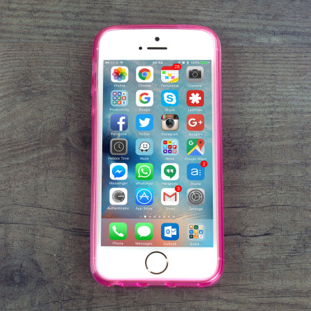 FlexiShield iPhone SE Gelskal - Rosa