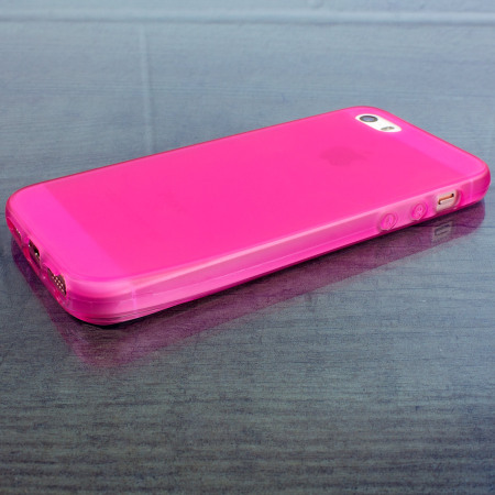 Olixar FlexiShield iPhone SE Gel Case - Pink