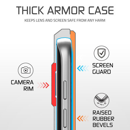 Coque Samsung Galaxy S7 Ghostek Atomic 2.0 Waterproof Tough - Rouge