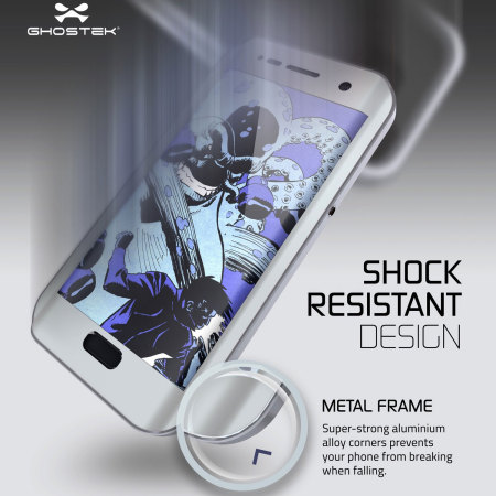 Ghostek Atomic 2.0 Samsung Galaxy S7 Edge Waterproof Hülle Silber