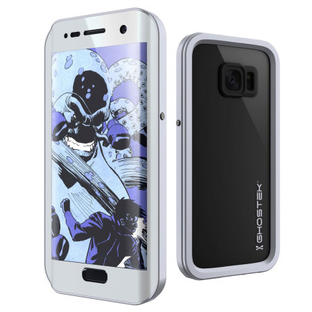 Ghostek Atomic 2.0 Samsung Galaxy S7 Edge Waterproof Hülle Silber
