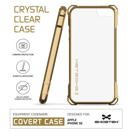 Coque iPhone SE Ghostek Covert - Or