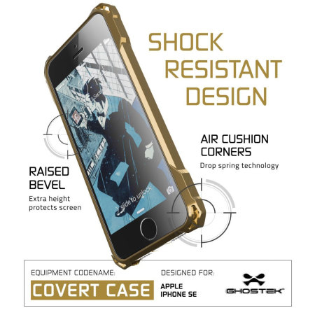 Coque iPhone SE Ghostek Covert - Or