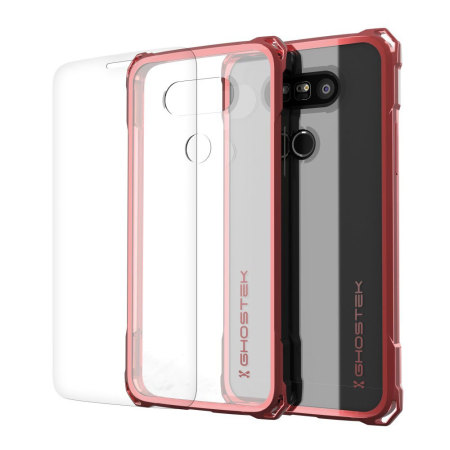 Ghostek Covert LG G5 Bumper Case - Clear / Red
