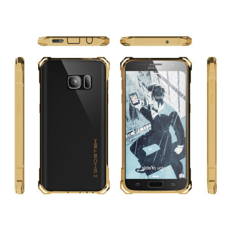 Ghostek Covert Samsung Galaxy S7 Bumper Hülle Klar / Gold