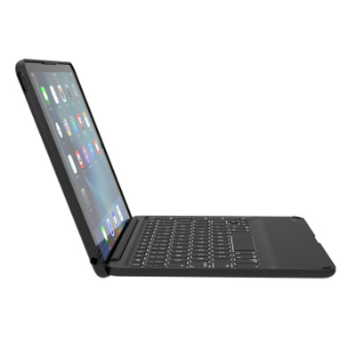 Housse iPad Pro 9.7 ZAGG Folio avec clavier rétro-éclairé – Noire