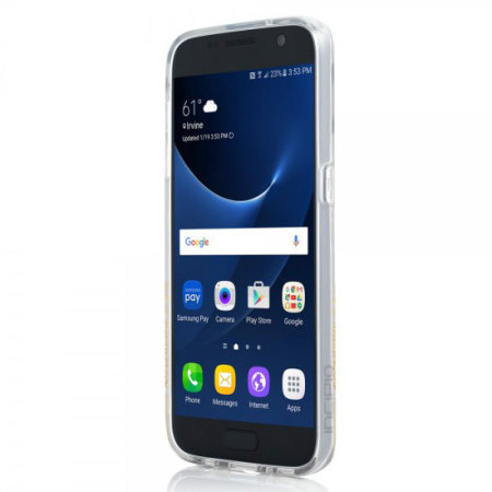 Incipio Wesley Stripes Samsung Galaxy S7 Case - Gold
