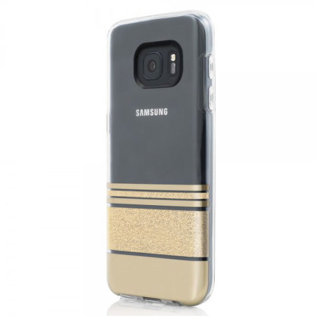 Incipio Wesley Stripes Samsung Galaxy S7 Case - Gold