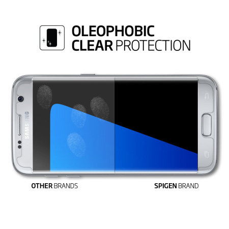 Protector de Pantalla Galaxy S7 Spigen Curvo Crystal HD