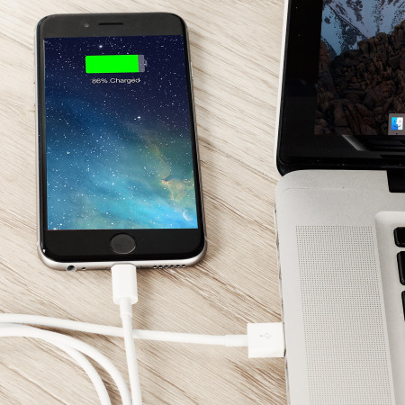 iPhone 6S / 6S Plus Lightning zu USB Sync- und Ladekabel in Weiß